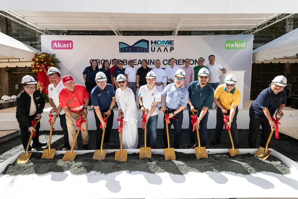 Akari, UAAP break ground for first-ever home arena in Pasig